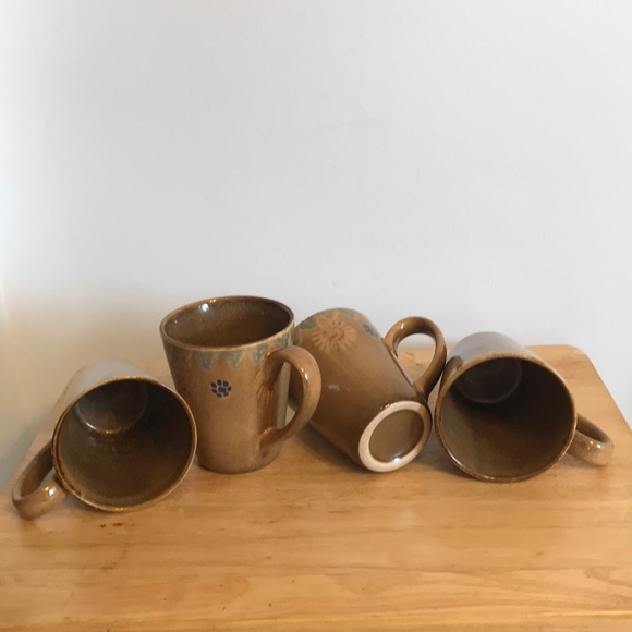 Set of 4 coffee mugs . 12 oz - Picture 2 of 2